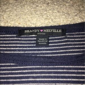 stripped brandy t shirt